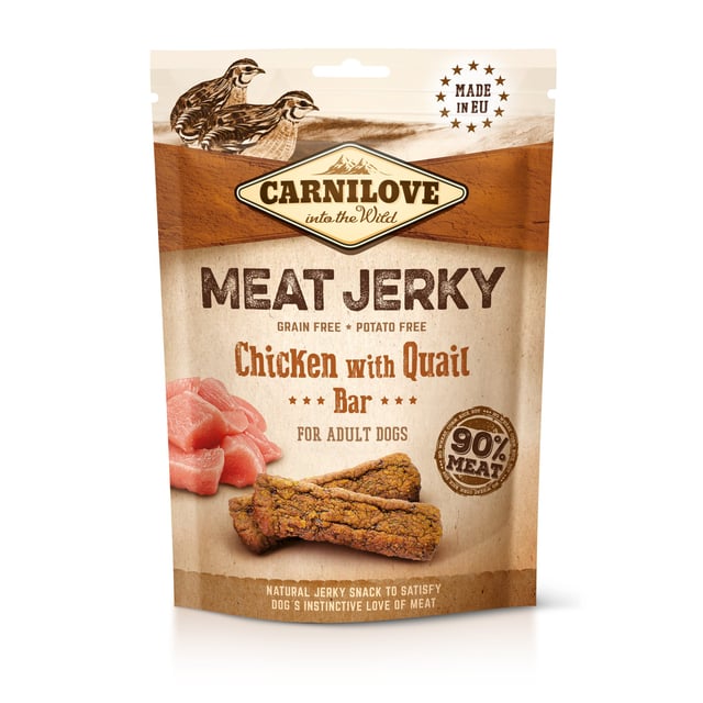 Carnilove Jerky Chicken with Quail Bar 100 g | Djur - Djurgodis - Hundgodis | Apoteka