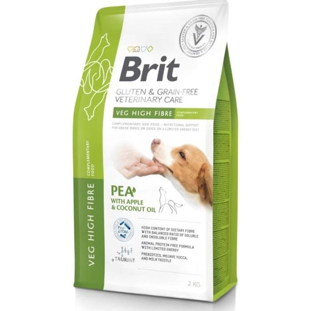 Brit Veterinary Diet Brit Grain-Free Vet Diets Dog Veg High Fibre 2 kg