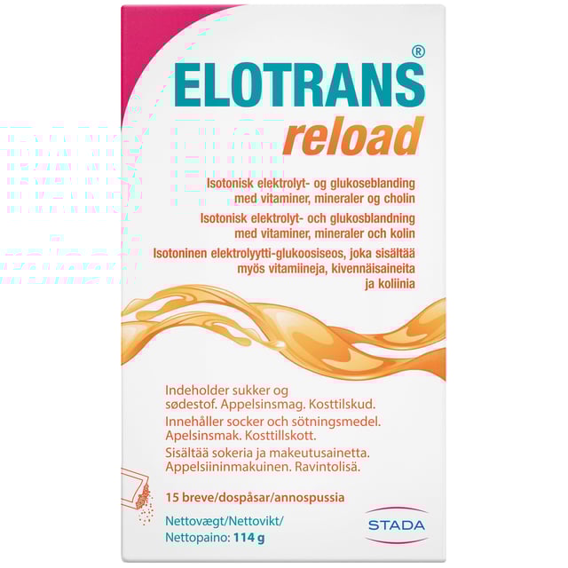 Elotrans Reload 15 dospåsar | Träning - Vätskeersättning | Apoteka