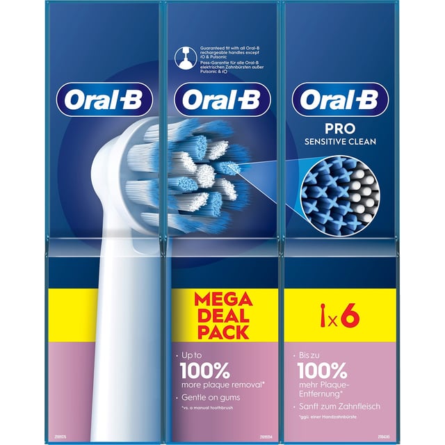 Oral-B Sensitive Clean tandborsthuvud 6 st | Munvård - Tandborste - Tandborsthuvud,Munvård - Tandborste - Eltandborste | Apoteka