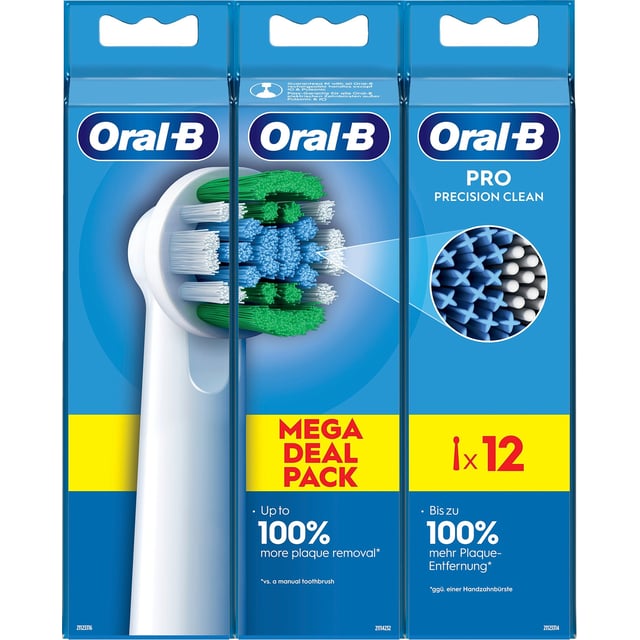Oral-B Pro Precision Clean tandborsthuvuden 12 st | Munvård - Tandborste - Tandborsthuvud,Munvård - Tandborste - Eltandborste | Apoteka