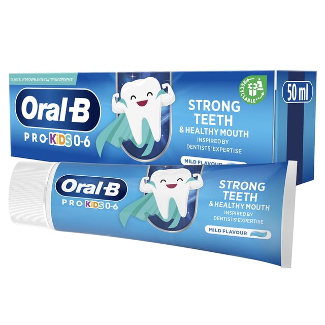 Oral-B Pro Kids Tandkräm 0–6 år 50 ml | Baby, barn & förälder - Munvård för barn - Barntandkräm,Munvård - Tandkräm | Apoteka