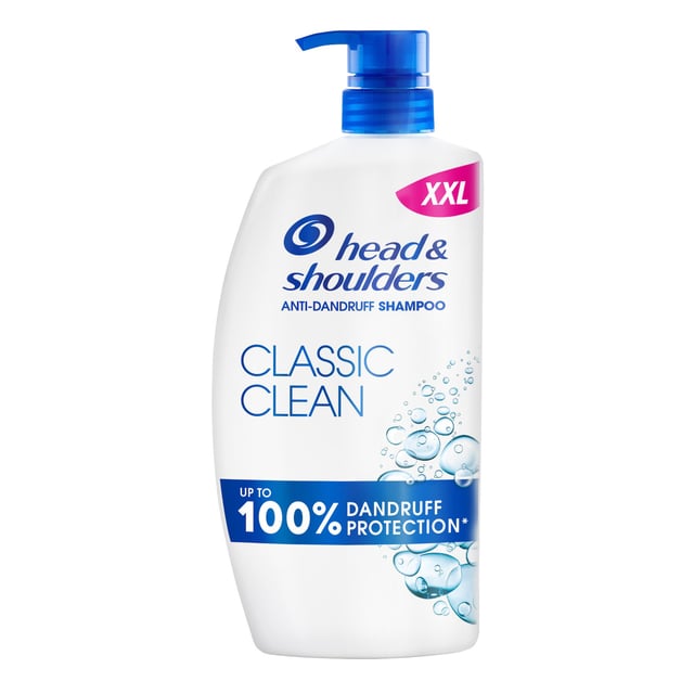 Head & Shoulders Classic Clean Schampo mot mjäll Pump 1000 ml | Hårvård - Schampo - Schampo för skadat hår,Hårvård - Mjäll | Apoteka