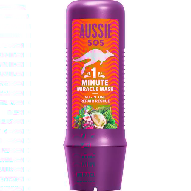 Aussie SOS 1 Minute Miracle All In One Repair Rescue Hårinpackning 250ml