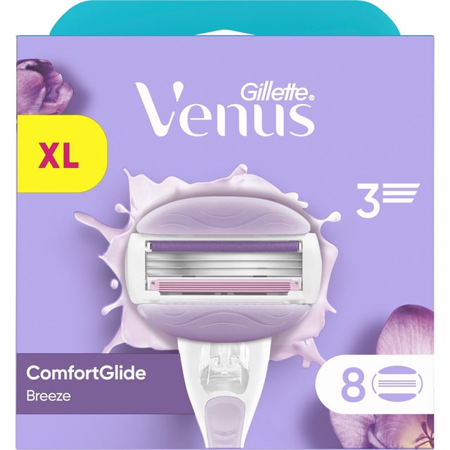 Gillette Venus ComfortGlide Breeze Rakblad 8 st | Hudvård - Rakning & hårborttagning - Rakblad | Apoteka