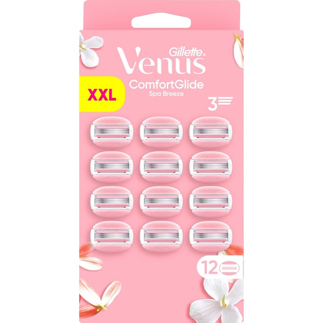 Gillette Venus ComfortGlide Spa Breeze Rakblad 12 st | Hudvård - Rakning & hårborttagning - Rakblad | Apoteka