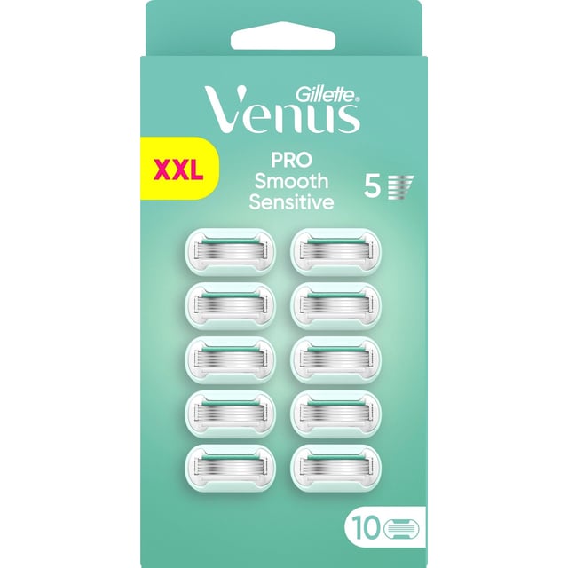 Gillette Venus Pro Smooth Sensitive Rakblad 10 st