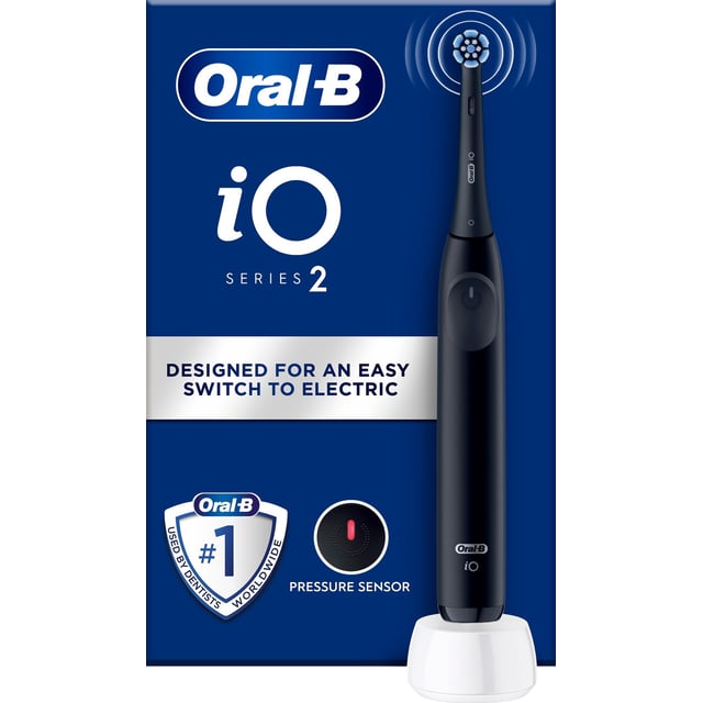Oral-B iO 2 Eltandborste Svart | Munvård - Tandborste - Eltandborste | Apoteka