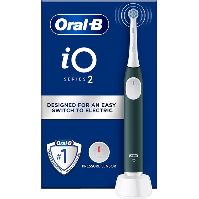 Oral-B iO 2 Eltandborste Forest Green | Munvård - Tandborste - Eltandborste | Apoteka