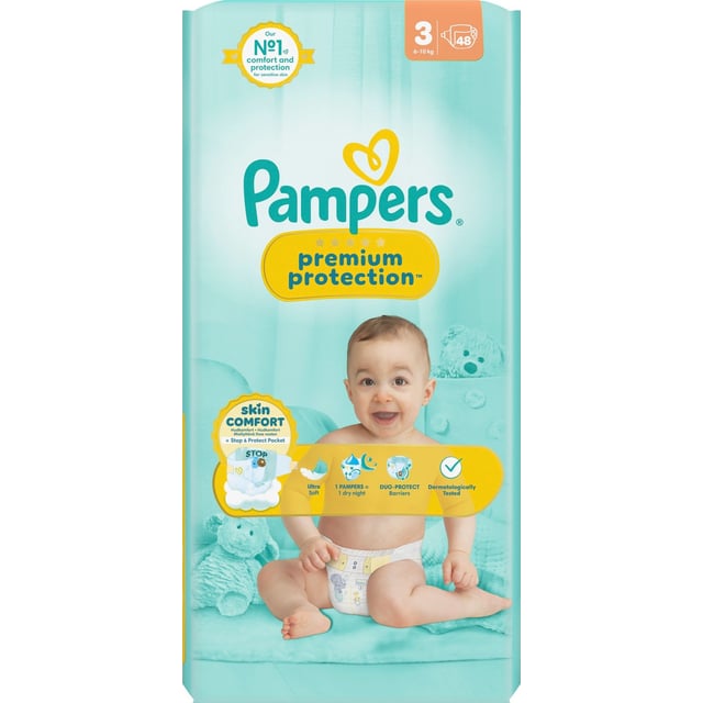 Pampers Premium Protection 6-10 kg | Baby, barn & förälder - Blöjor & våtservetter - Blöjor | Apoteka