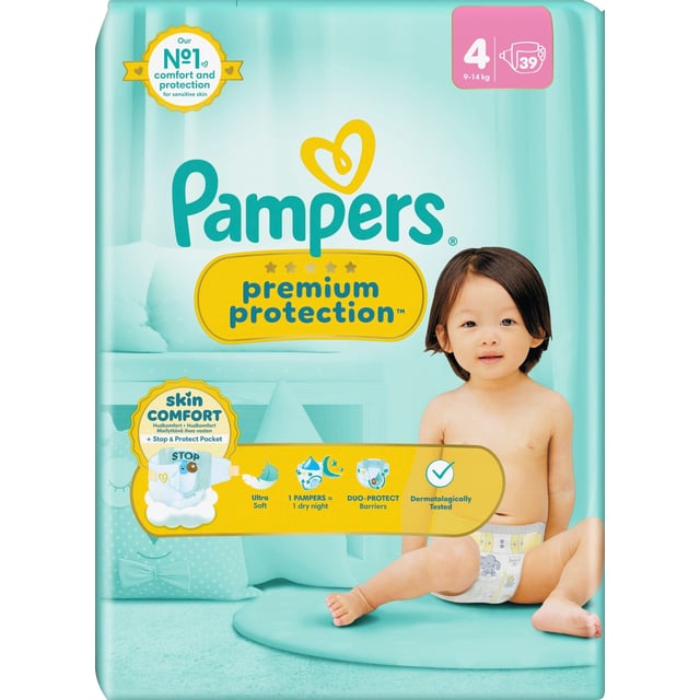 Pampers Premium Protection 9-14 kg | Baby, barn & förälder - Blöjor & våtservetter - Blöjor | Apoteka