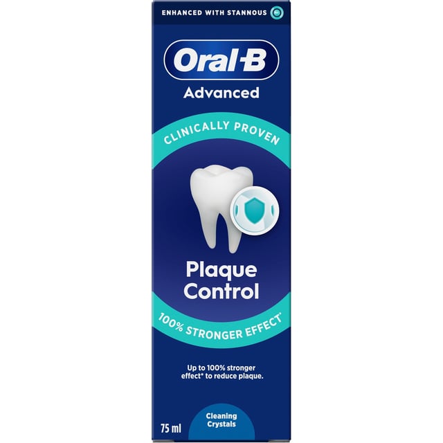 Oral-B Advanced Plaque Control Cleaning Crystals Tandkräm 75 ml | Munvård - Tandkräm | Apoteka