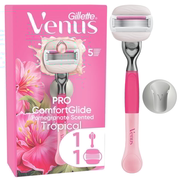 Gillette Venus Pro ComfortGlide & Olay Tropical Rakhyvel 1 rakblad | Hudvård - Rakning & hårborttagning - Rakhyvlar | Apoteka