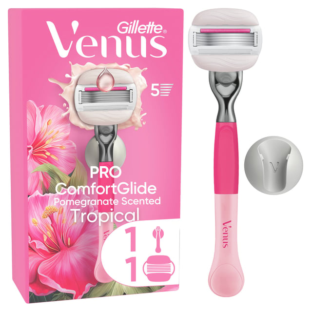 Gillette Venus Pro ComfortGlide & Olay Tropical Rakhyvel 1 rakblad