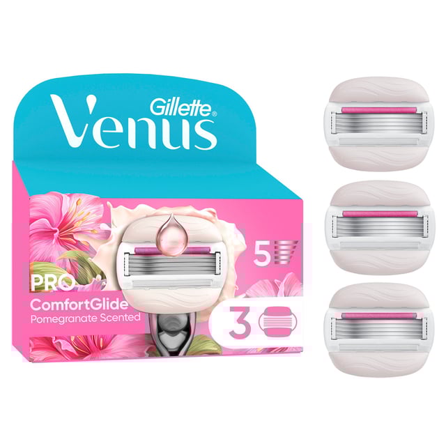 Gillette Venus Pro ComfortGlide & Olay Tropical rakblad 3 st | Hudvård - Rakning & hårborttagning - Rakhyvlar,Hudvård - Rakning & hårborttagning - Rakblad | Apoteka