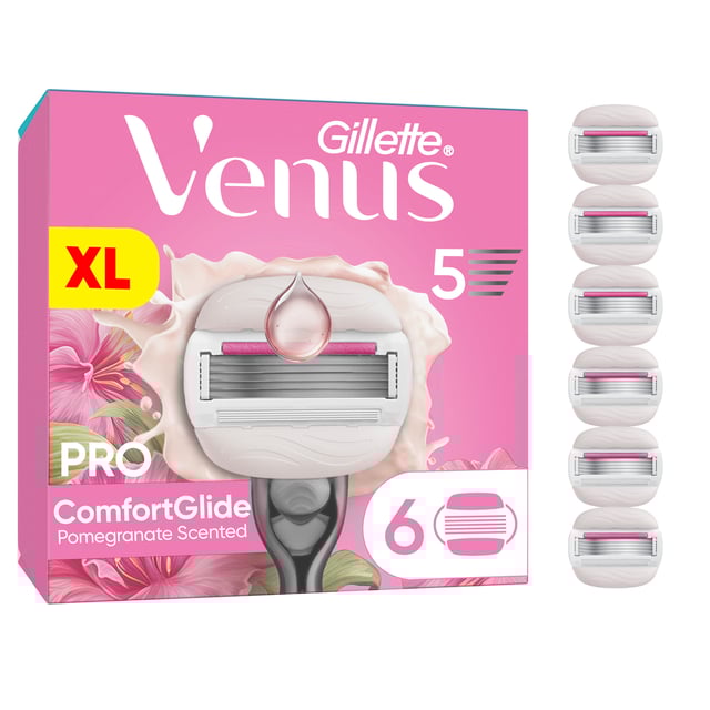 Gillette Venus Pro ComfortGlide & Olay Tropical rakblad 6 st | Hudvård - Rakning & hårborttagning - Rakhyvlar,Hudvård - Rakning & hårborttagning - Rakblad | Apoteka
