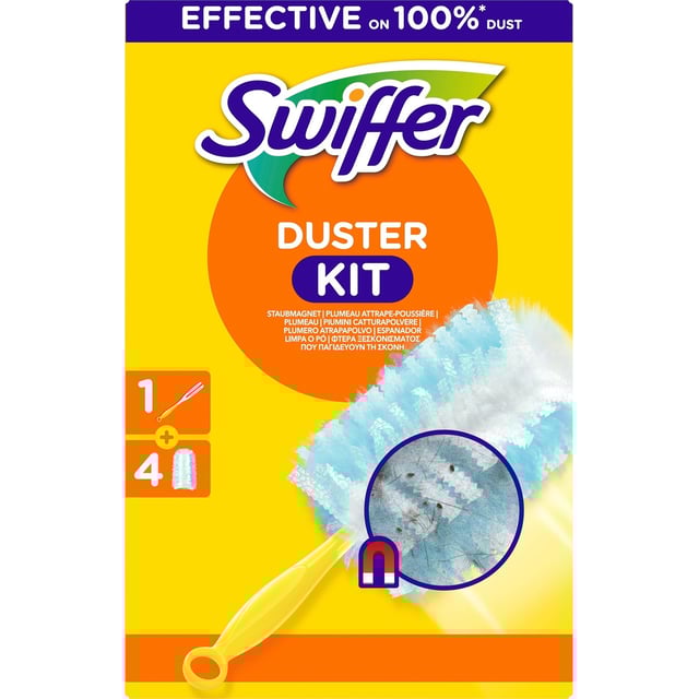Swiffer Duster handtag med 4 refiller