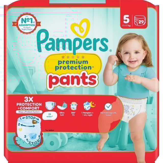 Pampers Premium Protection Pants 11-17 kg | Baby, barn & förälder - Blöjor & våtservetter - Blöjor | Apoteka