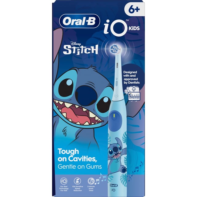 Oral B iO Kids Disney Stitch Eltandborste 1 tandborsthuvud | Baby, barn & förälder - Munvård för barn - Eltandborstar för barn | Apoteka