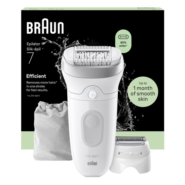 Braun Silk épil 7 Wet & Dry Epilator 7 041 Silver | Hudvård - Rakning & hårborttagning - Epilering & IPL | Apoteka