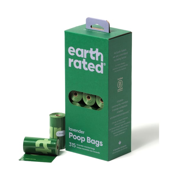 Earth Rated Hundbajspåsar Refill Lavendel 21 x 15 st | Djur - Djurtillbehör - Hundbajspåsar | Apoteka