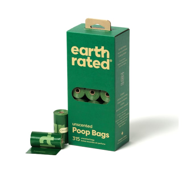 Earth Rated Hundbajspåsar Refill Oparfymerade 21 x 15 st | Djur - Djurtillbehör - Hundbajspåsar | Apoteka