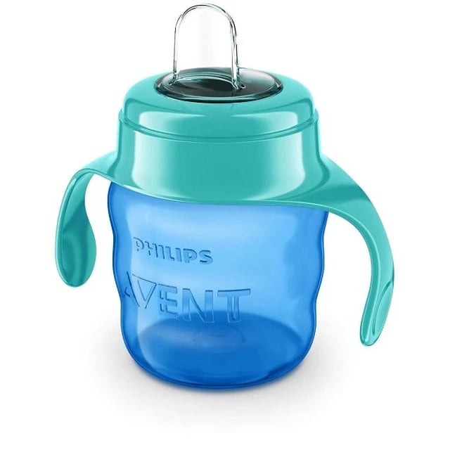 Philips Avent Pipmugg Blå +6 Månader 200 ml | Baby, barn & förälder - Mata - Pipmuggar & glas | Apoteka
