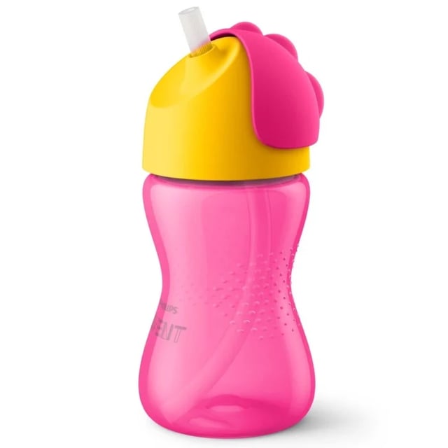 Philips Avent Sugrörsmugg Bendy Rosa & Gul 300 ml | Baby, barn & förälder - Mata - Pipmuggar & glas | Apoteka