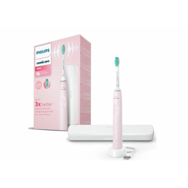 Philips Sonicare 3100 Series & Resefodral Rosa 1 st | Munvård - Tandborste - Eltandborste | Apoteka