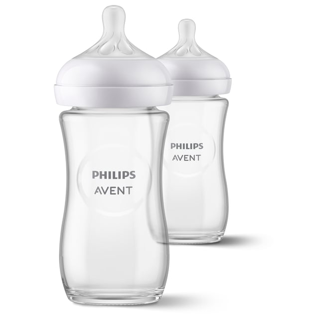 Philips Avent Natural Response Nappflaska i Glas 2 st | Baby, barn & förälder - Mata - Nappflaskor & vällingflaskor | Apoteka
