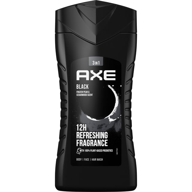AXE Black 3 in 1 Duschgel 250 ml | Hudvård - Hudvård för män - Kroppsvård för män - Duschtvål & bodylotion,Hudvård - Kroppsvård - Bad & dusch - Duschkräm & duschtvål | Apoteka