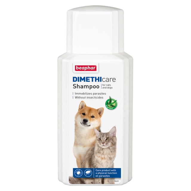 Beaphar Fästingmedel Dimethicare Schampo hund/katt 200 ml | Djur - Fästingar & ohyra - Fästingmedel & fästinghalsband för katt,Djur - Fästingar & ohyra - Fästingmedel & fästinghalsband för hund,Djur - Pälsvård - Pälsvård för katter,Djur - Pälsvård - Pälsvård för hundar | Apoteka