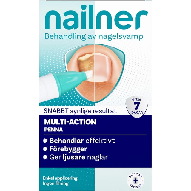 Nailner 2 in 1 Nagelsvampsbehandling Penna 1 st | Hudvård - Händer & fötter - Nagelvård - Nagelsvamp | Apoteka