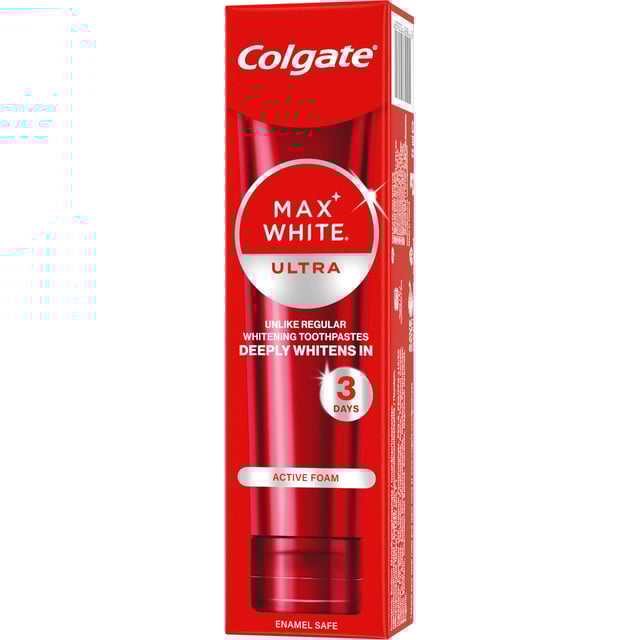 Colgate Max White Ultra Active Foam 75 ml | Munvård - Tandkräm | Apoteka
