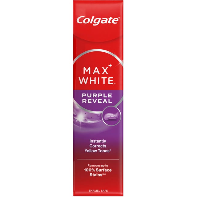 Colgate Tandkräm Max White Purple 75 ml | Munvård - Tandkräm | Apoteka