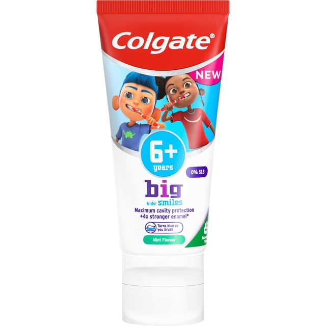 Colgate Tandkräm Big Kids Smiles 6+ år 50 ml | Baby, barn & förälder - Munvård för barn - Barntandkräm | Apoteka