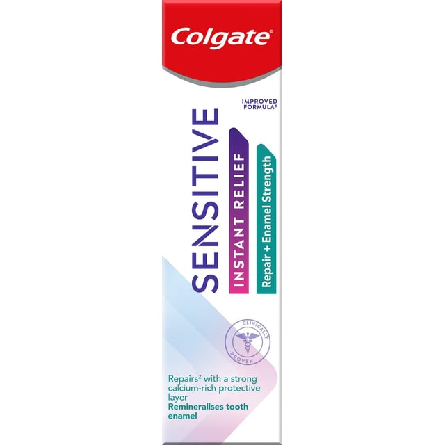 Colgate Sensitive Instant Relief Repair + Enamel Strength Tandkräm 75 ml | Munvård - Tandkräm | Apoteka