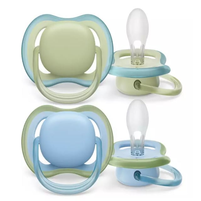 Philips Avent Ultra Air Napp Grön/Blå 0-6 månader 2 st | Baby, barn & förälder - Nappar & napphållare - Nattnappar | Apoteka