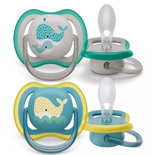 Philips Avent Ultra Air Napp Blå/Grå 18+ månader 2 st | Baby, barn & förälder - Nappar & napphållare - Nappar | Apoteka