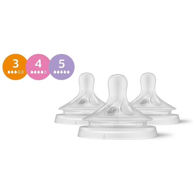 Philips Avent Natural Response Napp 3 st | Baby, barn & förälder - Mata - Dinappar | Apoteka