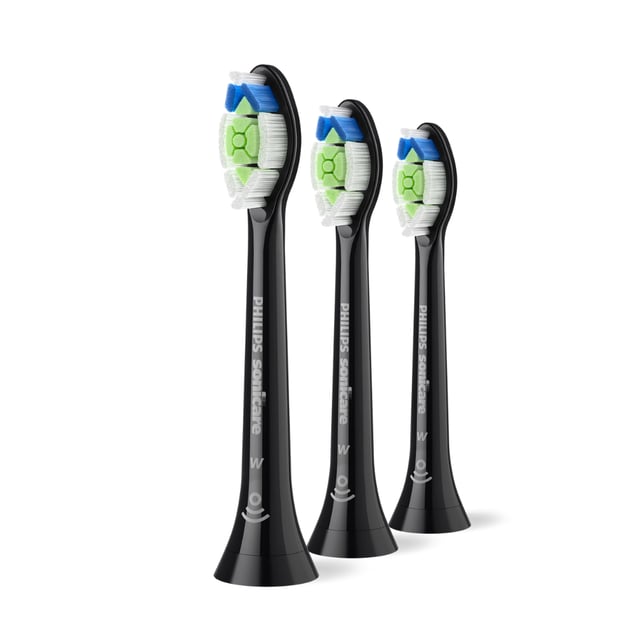 Philips Sonicare Optimal White 2+1 pack brush heads Black | Munvård - Tandborste - Tandborsthuvud,Munvård - Tandborste - Eltandborste | Apoteka