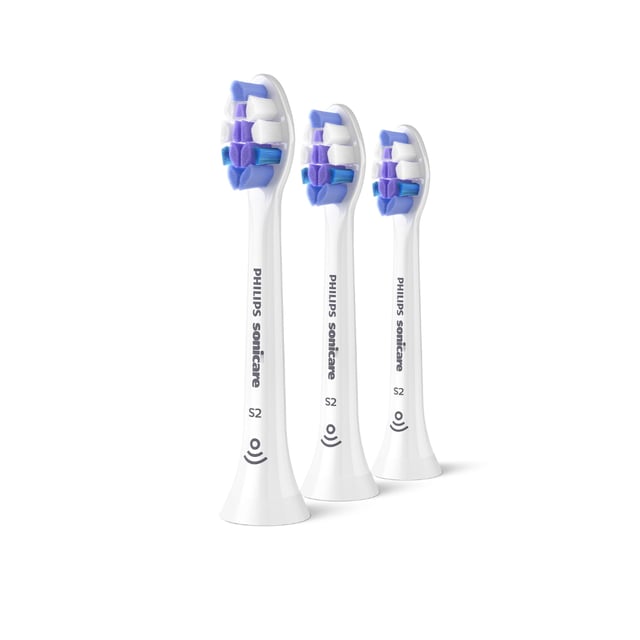 Philips Sonicare Sensitive 2+1 pack brush heads | Munvård - Tandborste - Tandborsthuvud,Munvård - Tandborste - Eltandborste | Apoteka