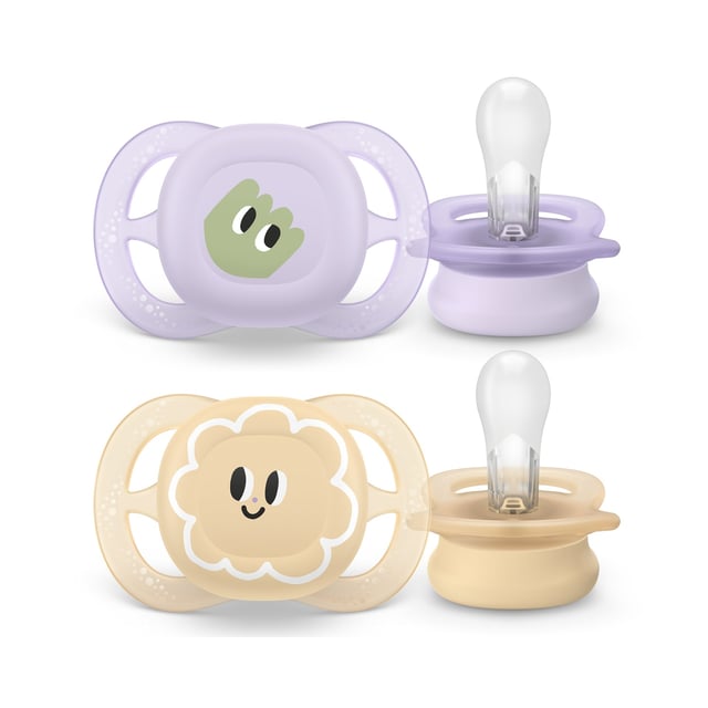 Philips Avent Ultra Start Napp 0 till 2 månader Lila Beige Motiv | Baby, barn & förälder - Nappar & napphållare - Nappar för nyfödda | Apoteka