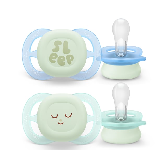 Philips Avent Ultra Start Nighttime Napp 0 till 2 månader Grön Blå 2 st | Baby, barn & förälder - Nappar & napphållare - Nattnappar,Baby, barn & förälder - Nappar & napphållare - Nappar för nyfödda | Apoteka