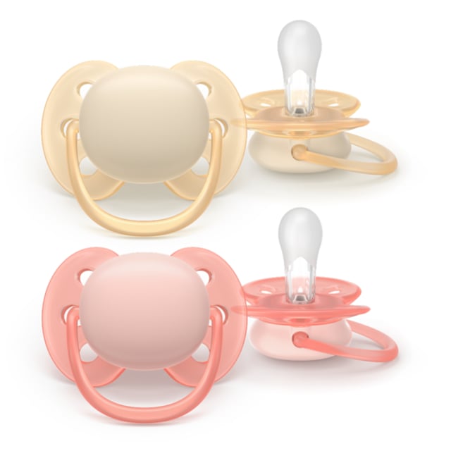 Philips Avent Ultra Soft Napp 0 till 6 månader Gul Rosa 2 st | Baby, barn & förälder - Nappar & napphållare - Nappar för nyfödda,Baby, barn & förälder - Nappar & napphållare - Nappar | Apoteka