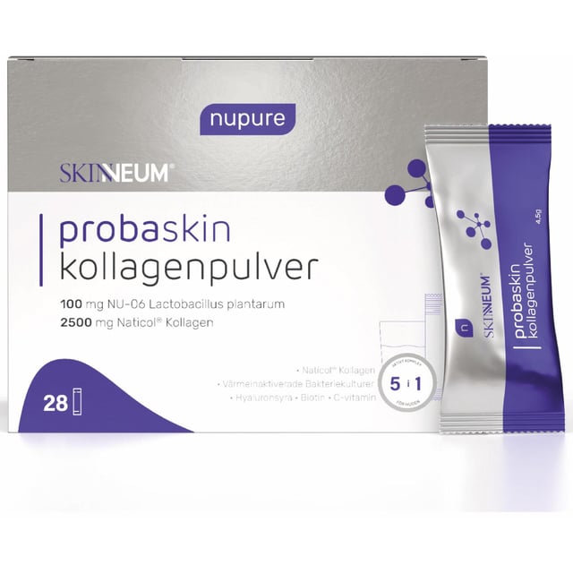 Nupure Probaskin Kollagenpulver 28 påsar | Vitaminer & kosttillskott - Kollagen | Apoteka