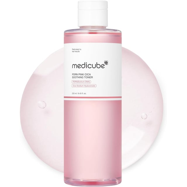 Medicube PDRN Pink Cica Soothing Toner 250 ml | Hudvård - Ansiktsvård - Ansiktsrengöring - Ansiktsvatten & toner | Apoteka