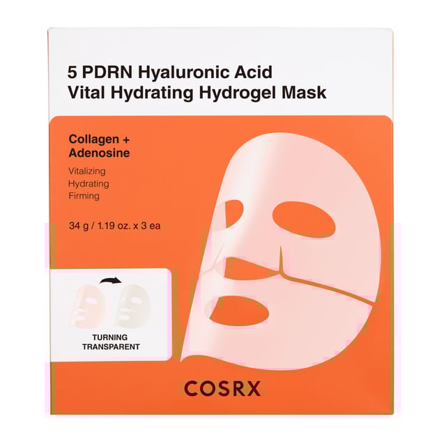 COSRX 5 PDRN Hyaluronic Acid Vital Hydrating Hydrogel Mask 3-pack | Hudvård - Ansiktsvård - Ansiktsmask - Sheet mask | Apoteka