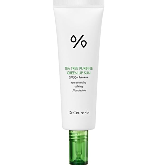 Dr Ceuracle SPF 50 Tea Tree Purifine Green Up Sun 50ml | Hudvård - Hudbesvär - Akne - Aknekräm,Hudvård - Ansiktsvård - Ansiktskräm - Dagkräm med SPF | Apoteka