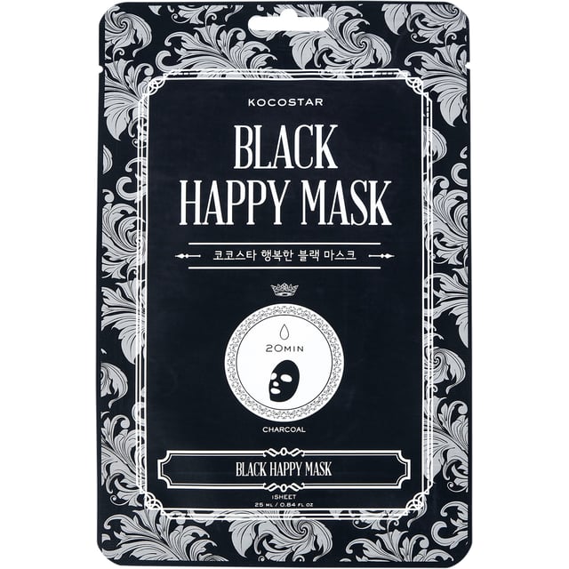 KOCOSTAR Black Happy Mask 1 st | Hudvård - Ansiktsvård - Ansiktsmask - Sheet mask | Apoteka